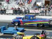BLUE FORD TRUCK WHEELIE MM